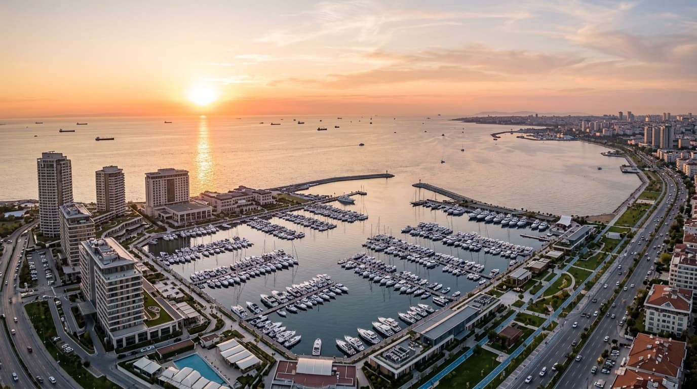 Istanbul Bakirkoy Yali Atakoy Marina View Dt. Mahmut Alp Private Dental Clinic Reception Lounge